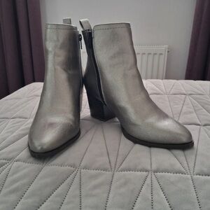 George Silver Ankle Boots